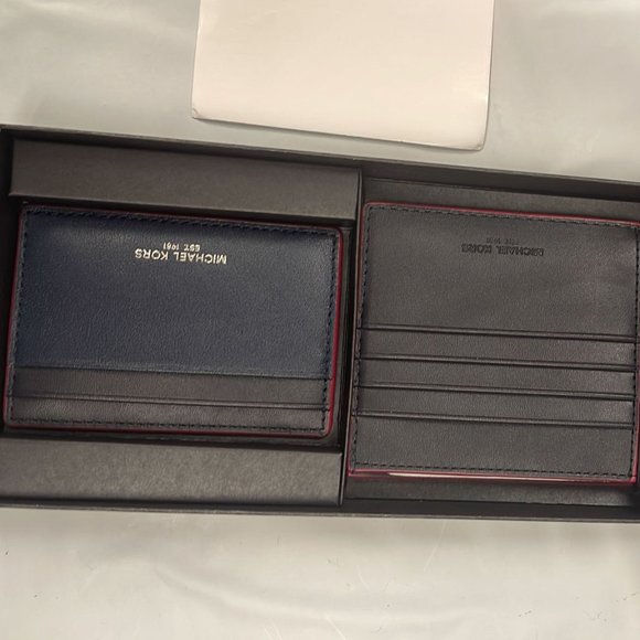 MICHAEL KORS MEN'S TALL CARD HOLDER WALLET SLIM BILLFORD LEATHER 36H9LGFF7L - Picture 5 of 8